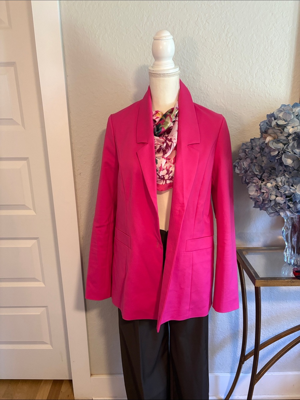 Show Me Your MuMu Fuchsia Tailored Blazer